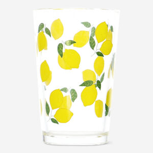 Drinking glass with lemons - 220 ml - Image 3