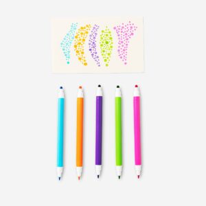 Dual tip felt markers - 12 pcs - Image 3