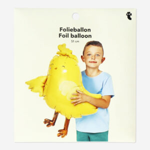 Easter chick foil balloon - 60 cm - Image 3