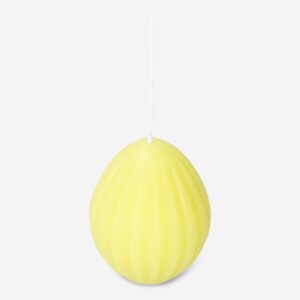 Easter egg yellow candle - Image 1