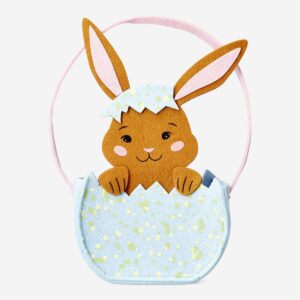 Easter felt bag for egg hunt - Image 1