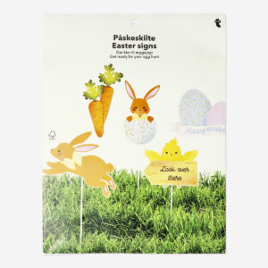 Easter signs for egg hunt - 16 pcs - Image 1