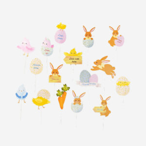 Easter signs for egg hunt - 16 pcs - Image 3