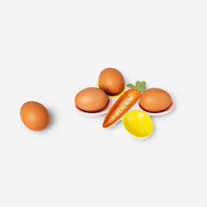Egg dish with carrot design - Image 2