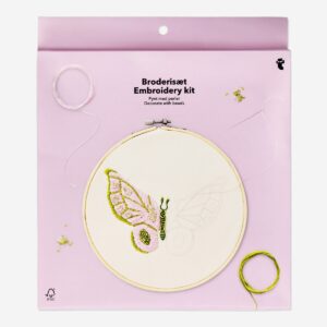 Embroidery kit with thread and beads - Image 1