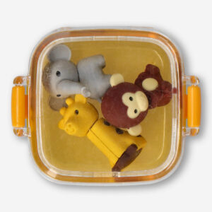 Animal erasers - 3 pcs - Image 1