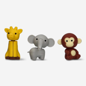 Animal erasers - 3 pcs - Image 3