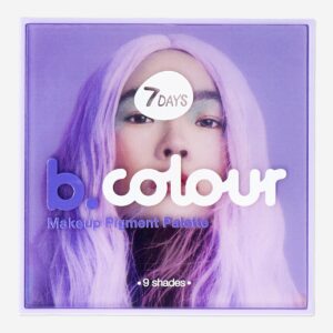 Eyeshadow palette by 7DAYS B.COLOUR - 01 Violet macarons