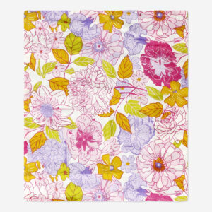 Fabric napkin in floral - 2 pcs - Image 2