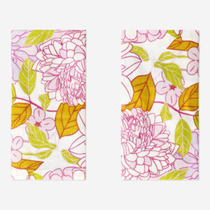 Fabric napkin in floral - 2 pcs - Image 1
