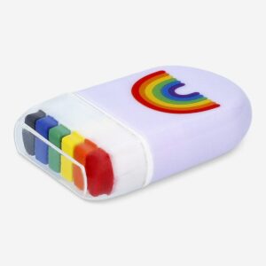Rainbow face and body paint - Image 3