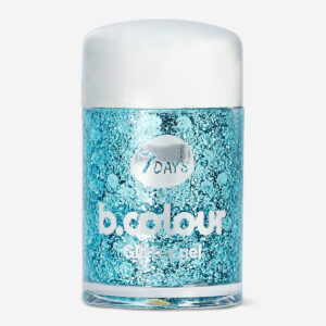 Face & body mini glitter gel by 7DAYS B.COLOUR - 02 Snowy elf