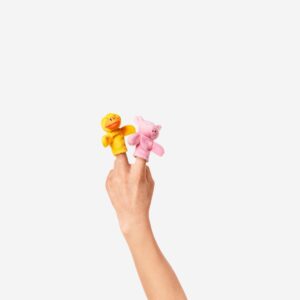 Farm animals finger puppets - 5 pcs - Image 3