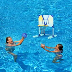 Floating basketball set for pools - Image 3