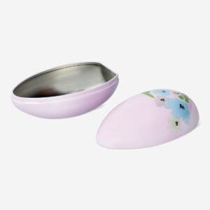 Floral Easter egg in metal - Large - Image 3