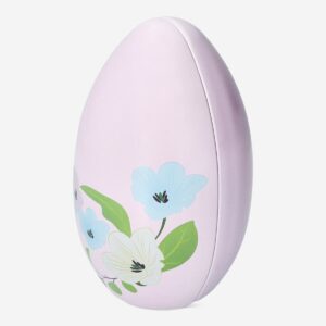 Floral Easter egg in metal - Large - Image 2