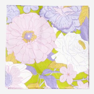 Floral napkins - 16 pcs - Image 1