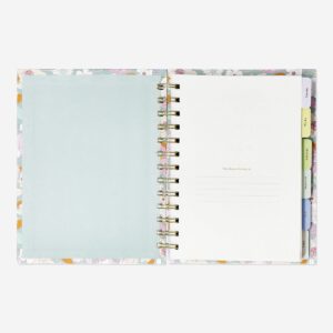 Floral study planner with stickers - B6 - Image 3