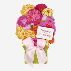 Flower bouquet card with envelope - Image 3