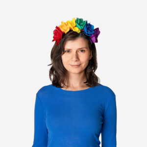 Large flower headband - For adults - Image 3