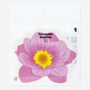 Flower napkins - 10 pcs - Image 3