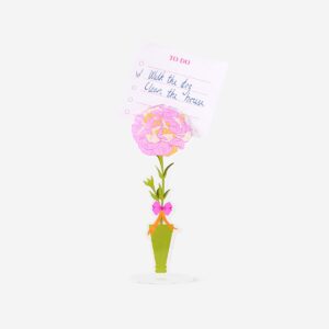 Flower shaped memo holder - Image 3