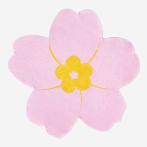 Flower shaped napkins - 16 pcs - Image 1