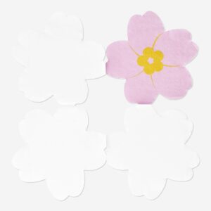 Flower shaped napkins - 16 pcs - Image 3