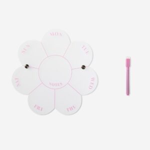 Flower planner board with marker - Image 1
