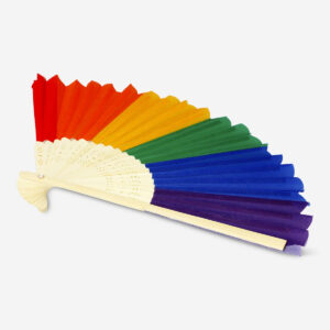 Foldable fan - Rainbow - Image 3
