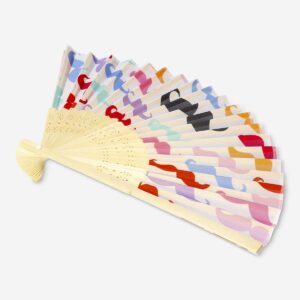 Foldable fan with mustaches - Image 3