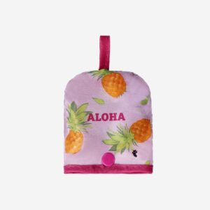 Foldable fan with pineapple print - Image 3