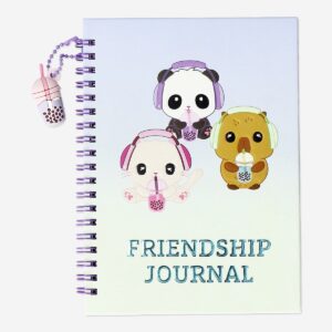 Friendship journal with cute animals