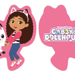 Gabby's Dollhouse Cushion Shaped Velour - Cakey Cat - Image 3
