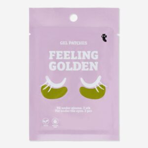 Gold gel patches for under-eye rejuvenation - 2 pieces - Image 1