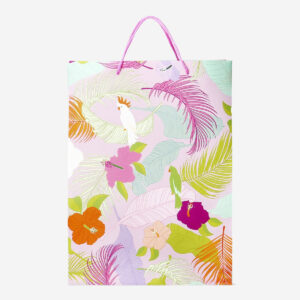 Gift bag with tropical print - Image 2