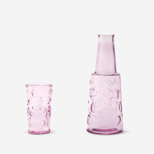 Glass bottle with drinking glass - 770 ml - Image 1