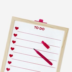 Glass planner board with marker - Image 3