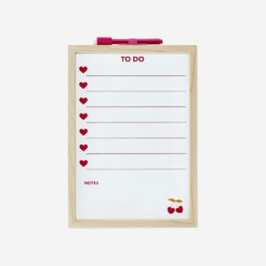 Glass planner board with marker