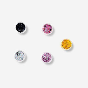 Colourful glitter set of 5 for hair and body shimmer - Image 3