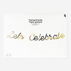Gold Paper Garland - 300 cm - Image 2