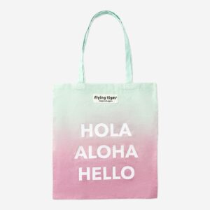 Gradient tote bag