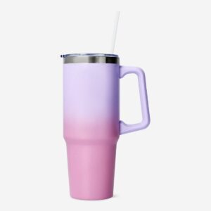 Gradient tumbler with lid and straw - 850 ml - Image 1