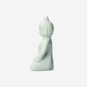 Green ceramic Buddha - Image 2