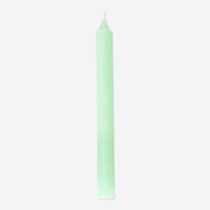 Green dinner candle - 24 cm - Image 1