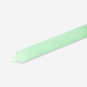 Green dinner candle - 24 cm - Image 2