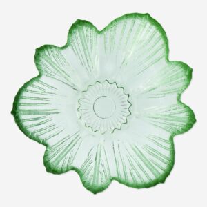 Green flower bowl - 11 cm - Image 3