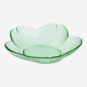 Green flower plate - 17 cm - Image 1