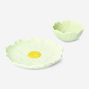 Green flower plate - Image 3