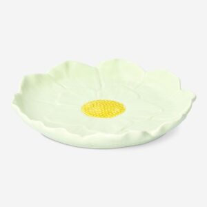 Green flower plate - Image 1
